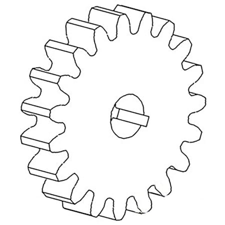 Aftermarket New Hydraulic Pump Drive Gear Fits Case-IH Tractor Models 1206 + 382332R1